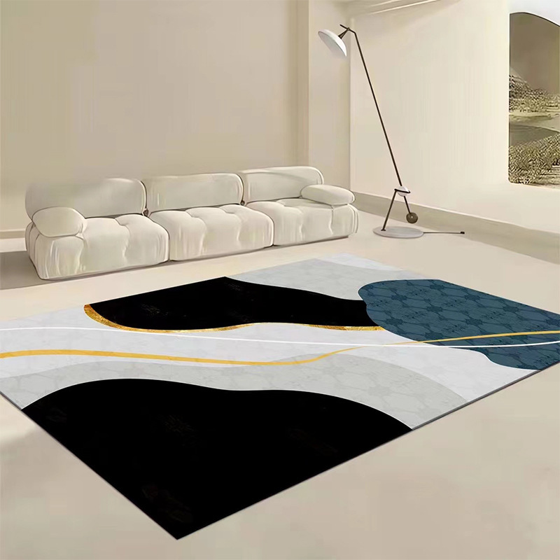 地毯客厅奶油风2024新款轻法式卧室床边感脚垫耐脏易打理地垫