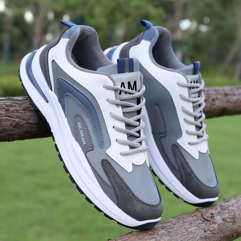 spring summer men‘s shoes fashionable all-match sports casual shoes soft bottom non-slip wear-resistant dad shoes mesh breathable travel shoes