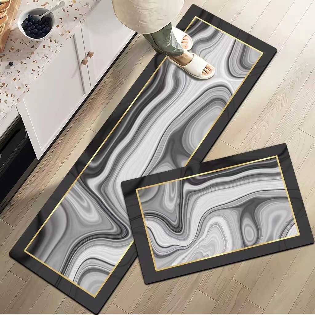 Cross-Border Kitchen Floor Mat Diatom Ooze Soft Mat Hydrophilic Pad Carpet Modern Minimalist Absorbent Non-Slip Quick-Drying Bathroom Door Mat