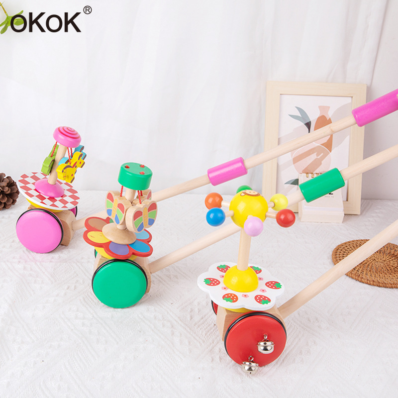 学步手推车推推乐宝宝学步车6个月婴儿积木1一3岁助步车手推玩具