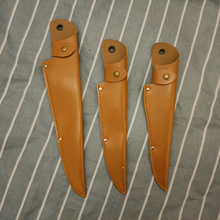 刀鞘刀套 剔骨刀分割刀保护套户外便携皮鞘通用型屠宰刀套皮