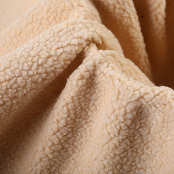 小颗粒羊羔毛针织毛绒面料 秋冬外套大衣羊羔绒针织布料-阿里巴巴