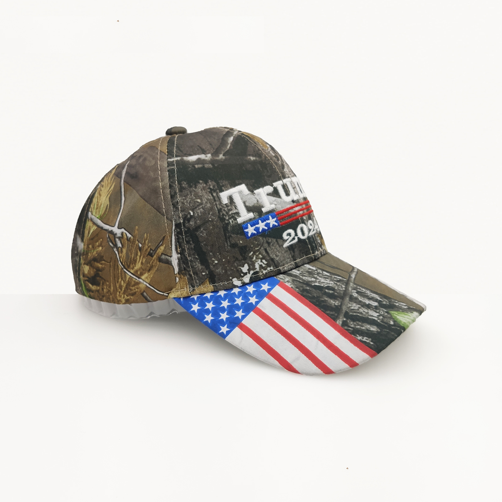 Foreign Trade Hot Selling Adult 2024 American Hat Men and Women Camouflage Baseball Cap Election Campaign Hat