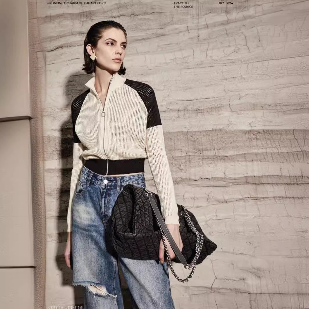 轻奢潮牌撤柜折扣品牌女装艾利欧春夏直播实体女装拿货多种款式批