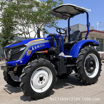 雷沃504四轮农用拖拉机 乘坐式四驱小型两驱旋耕机加大水旱轮胎