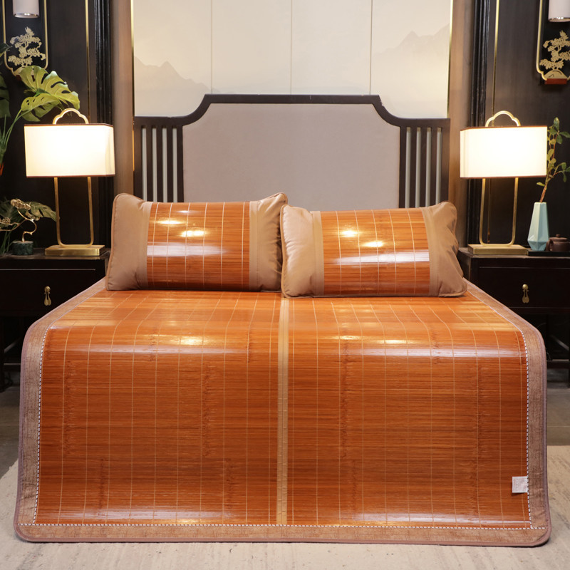 碳化竹席凉席家用床上用品宿舍单人床学生竹席凉席代发