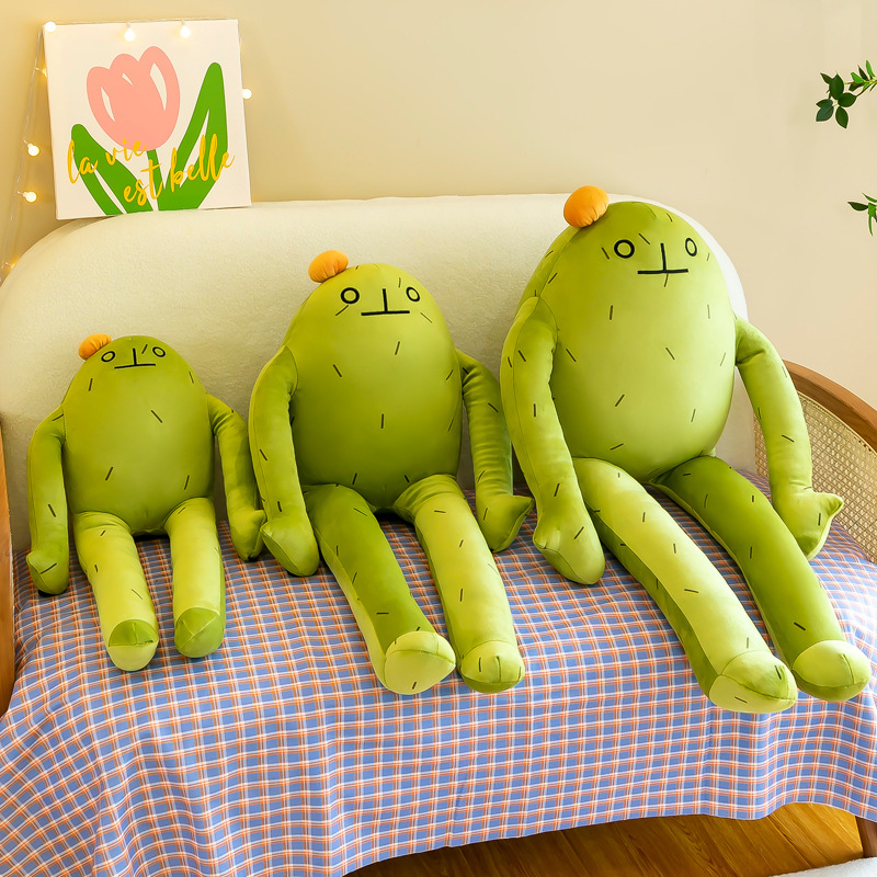 Plant Cactus Plush Toy Long Sleeping Pillow Soft down Cotton Children
