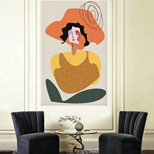 50260小众组合马蒂斯装饰画抽象派客厅沙发背景墙面挂画高级感小