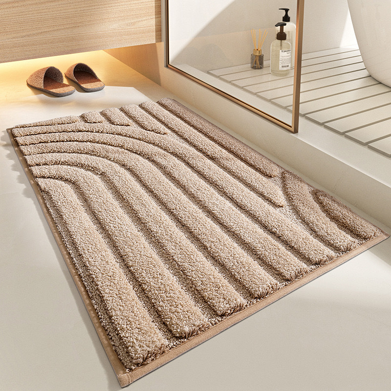 Factory Direct Sales Foreign Trade Wholesale Cross-Border Home Ground Mat Door Mat Absorbent Bathroom Thickening Bathroom Anti-Slip Mats