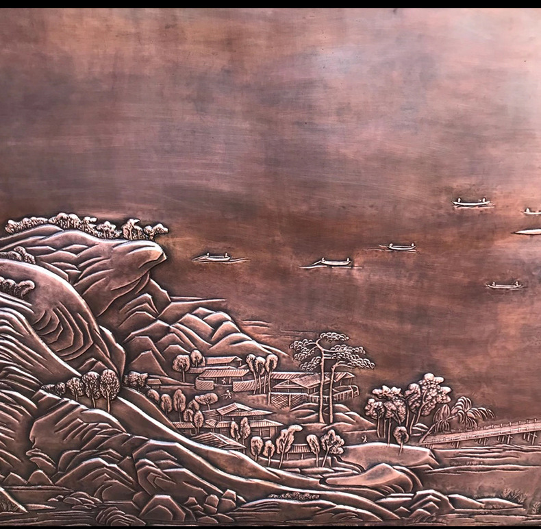 厂家直供仿铜浮雕室内酒店锻铜背景墙博物馆校园文化浮雕景墙