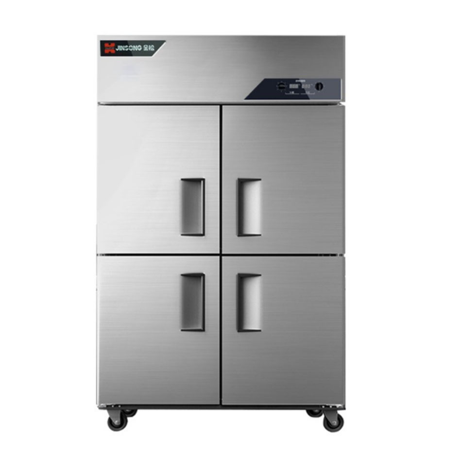 金松四门六门冰箱商用冷藏保鲜柜大容量双温冷柜冷冻平冷厨房冰柜