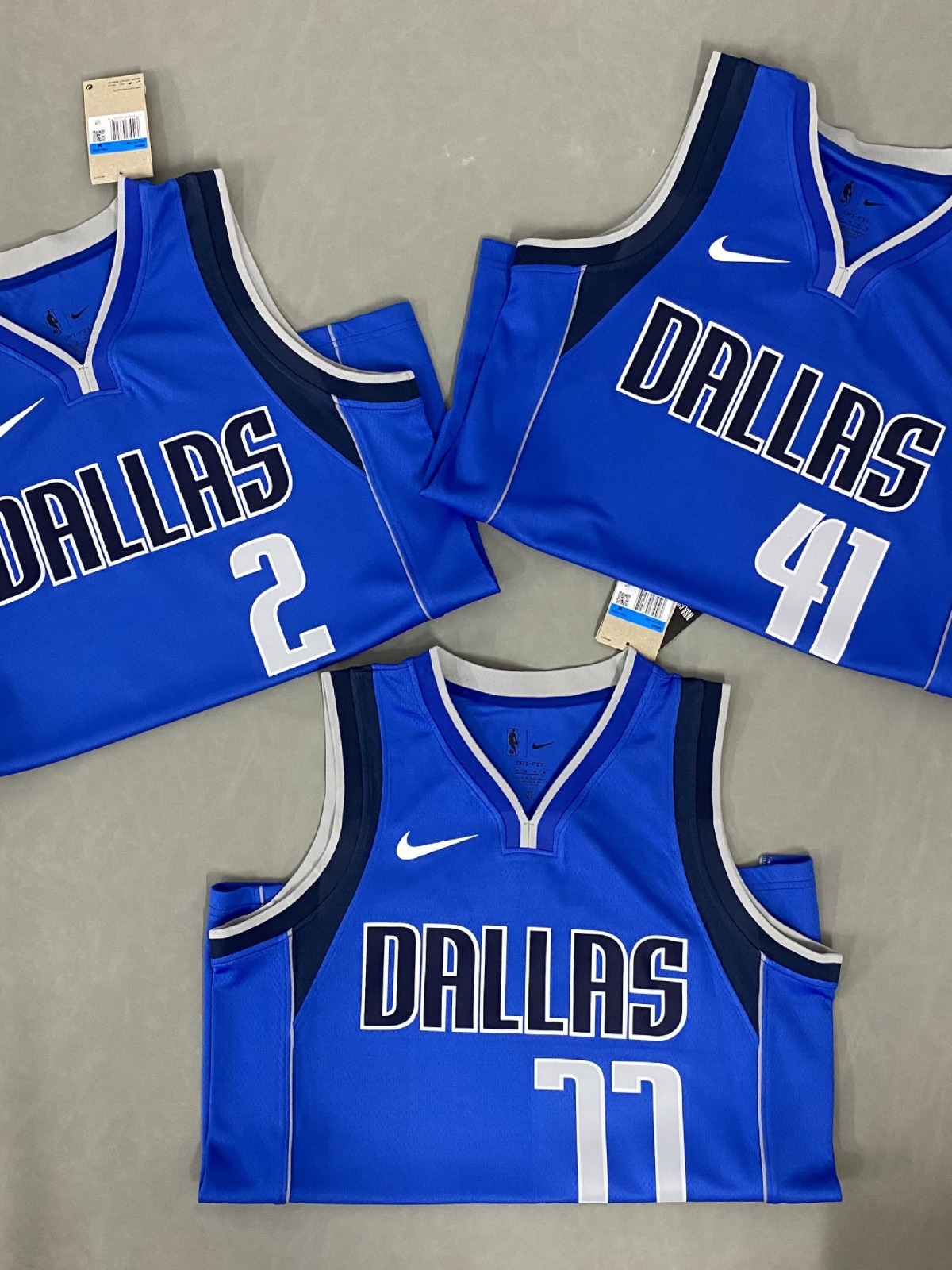 23赛季 独行侠 客场蓝色77号东契奇41号 诺维斯基11号欧文nba球衣