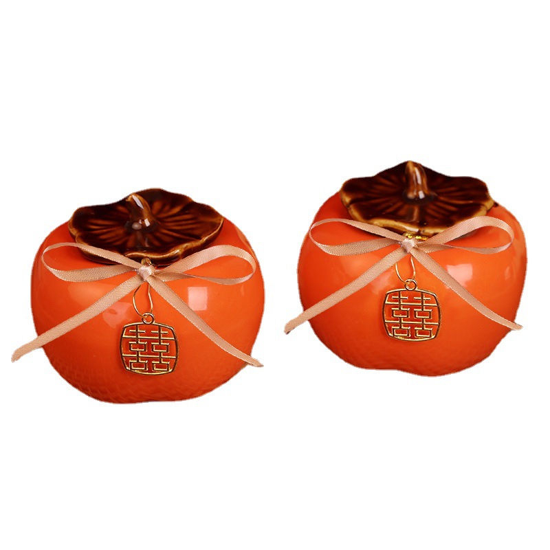 Wedding Persimmon New Wedding Products Hand Gift Lucky Persimmon Ceremony Sense Gift Decoration Engagement Decoration All Products