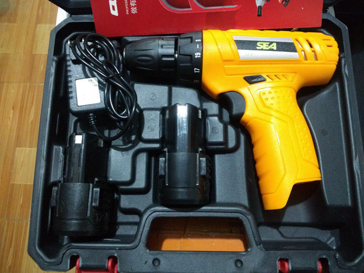 奇磨电动工具海洋12v/16v/21v锂电 正反无极家用微型锂充电手电钻