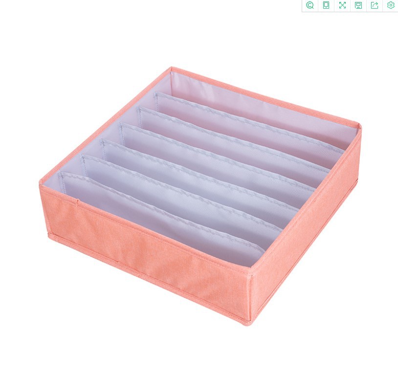 Household Fabrics Underwear Storage Box Socks Bra Underpants Storage Drawer-Styled Organizing Box Compartment Cloth Storage Box Storage Box