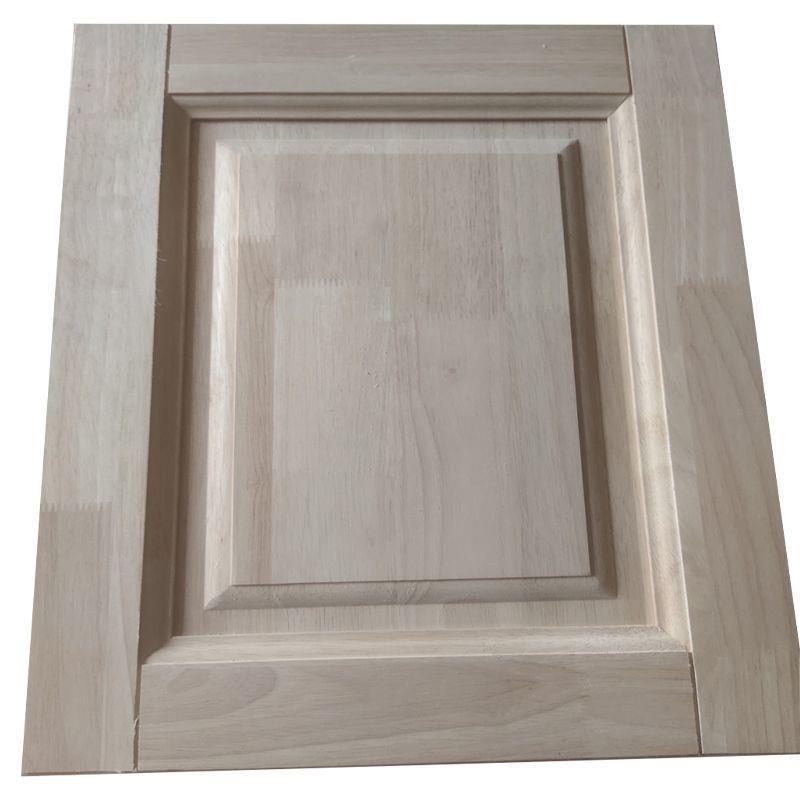 实木橱柜门柜门橡木指接板白茬板橡木纯木厨房橱柜灶台门