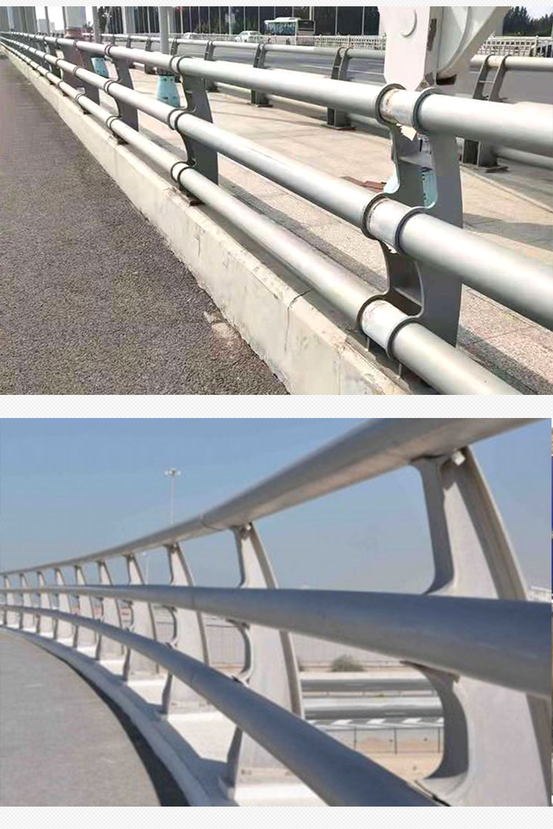 厂家供应高速公路防撞护栏 高架桥河道不锈钢道路桥梁 防撞护栏