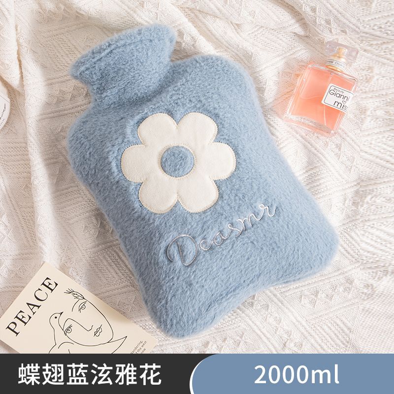 Hot-Water Bag Irrigation Hot Water Injection Bag PVC Flushing Thickened Explosion-Proof Hand Warmer Warm Belly Student Hand Warmer Wholesale