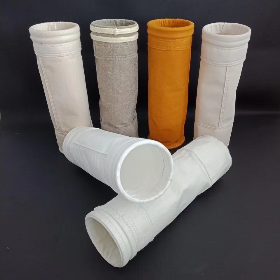 定制高温涤纶针刺毡pe收尘布袋聚酯纤维滤袋除尘袋常温覆膜袋子