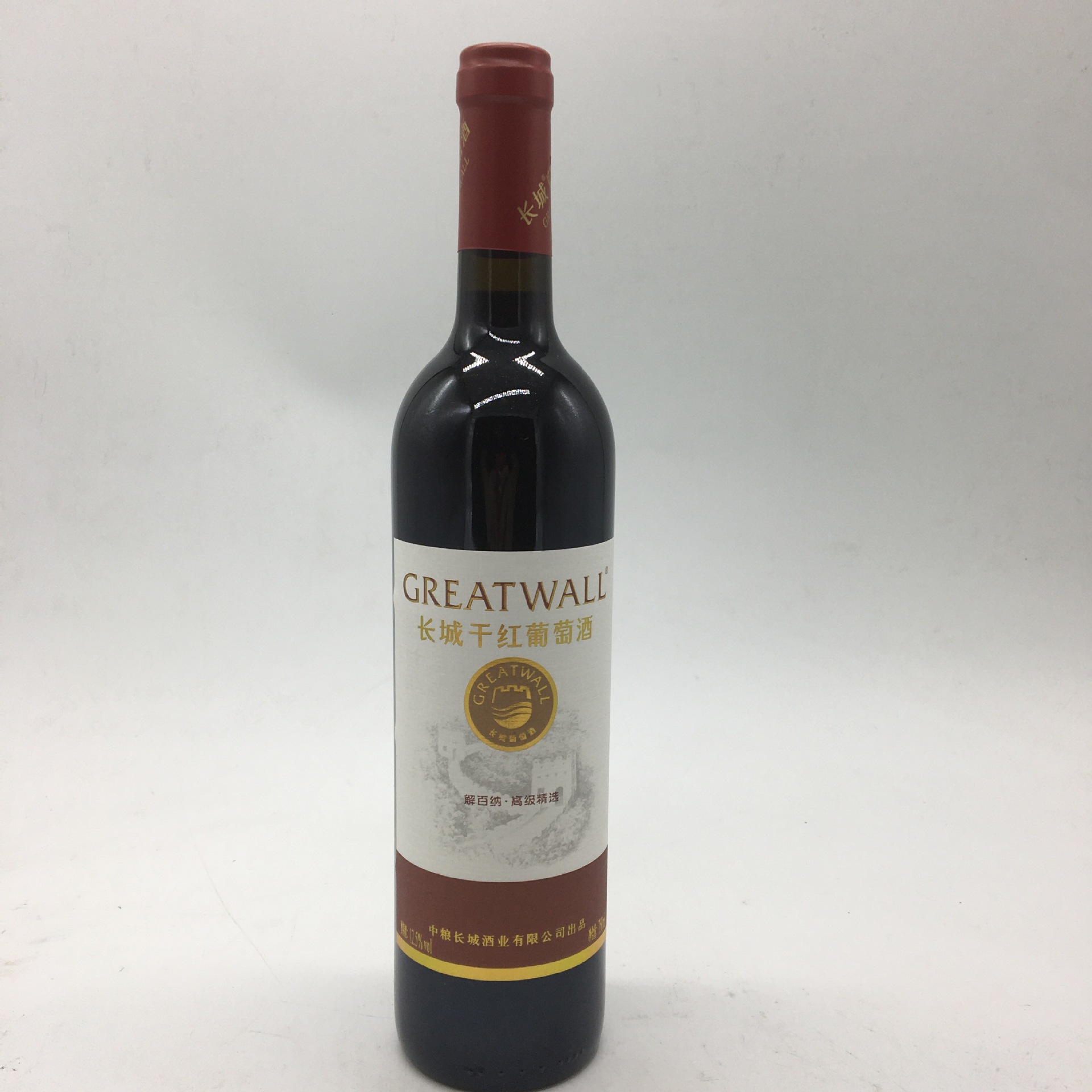 长城解百纳精选干红葡萄酒长城干红葡萄酒长城葡萄酒红酒