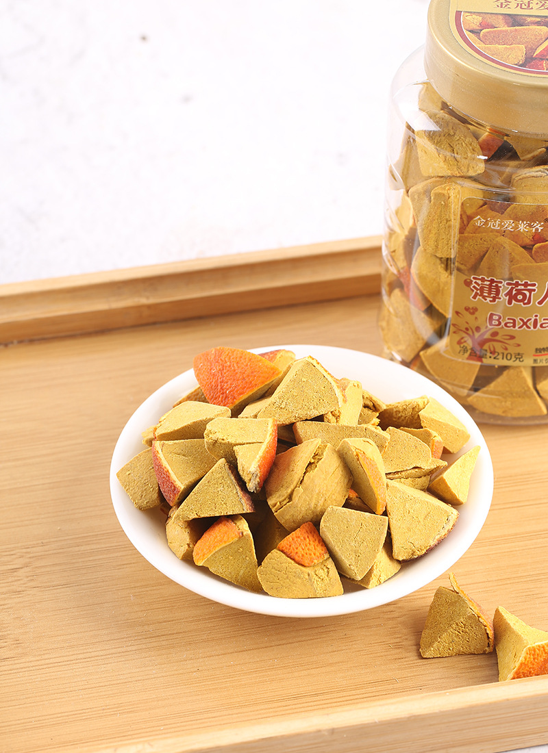 香港金冠爱莱客陈皮八仙果210g灌装化州橘红黄角蜜饯果脯水果干