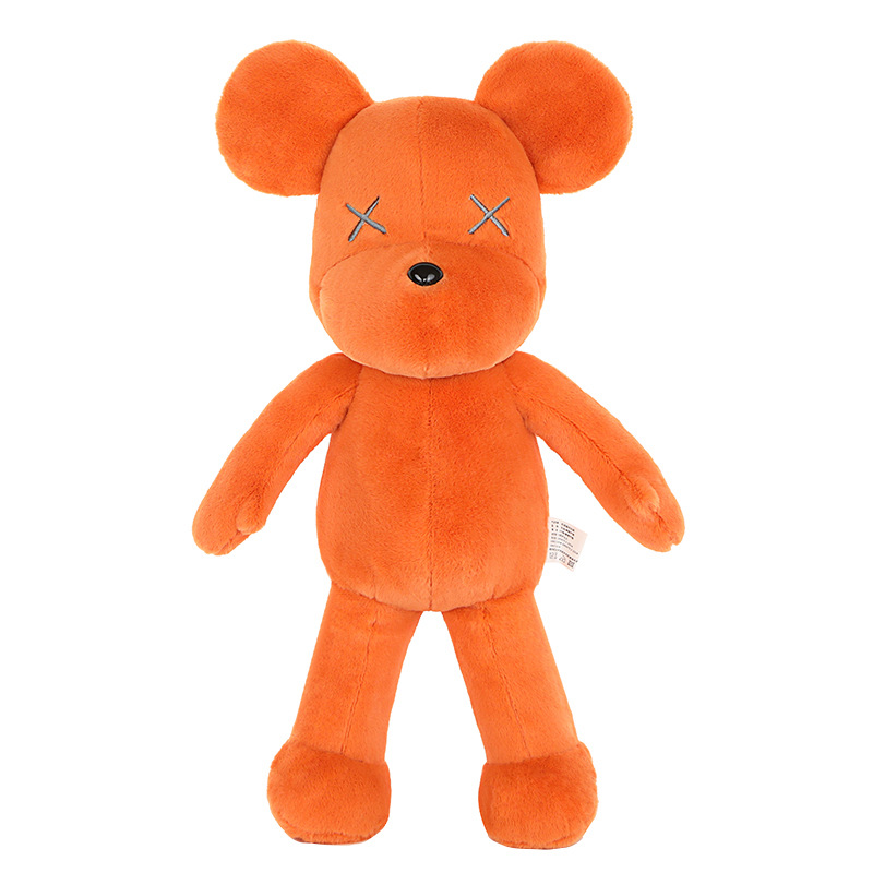 bearbrick积木熊毛绒玩具公仔网红潮牌暴力熊手办玩偶摆件礼物女