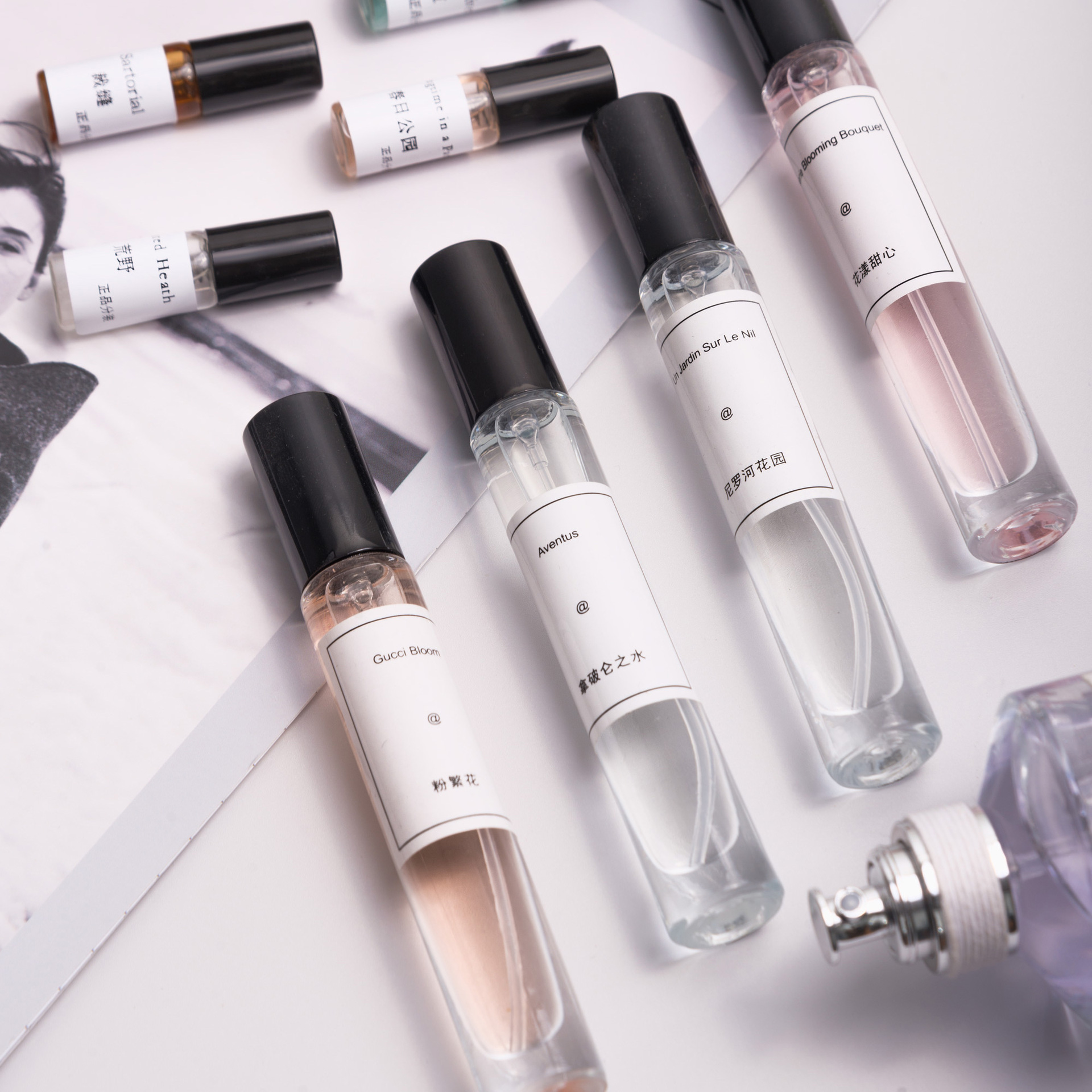 小样批发q版正品玫瑰无人区持久留香品牌地摊摆摊淡香男士香水女