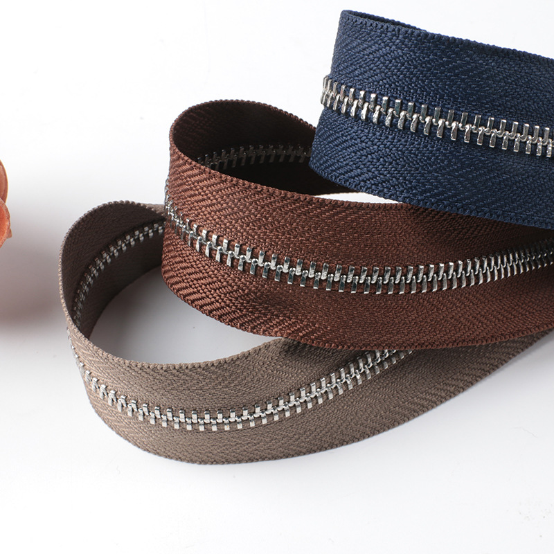 双拉头拉链 3号金属拉链码装 双向y型牙铜拉链 枪色鞋靴箱包拉链