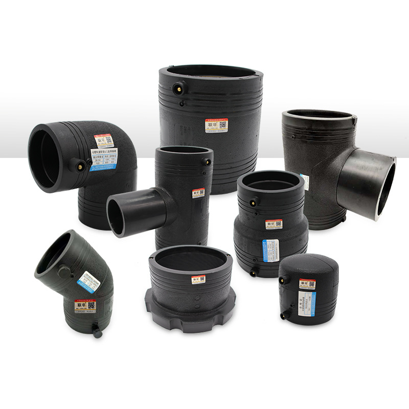 厂家供货pe电熔管件批发 pe电熔等径直接 规格32/50/63/75-315