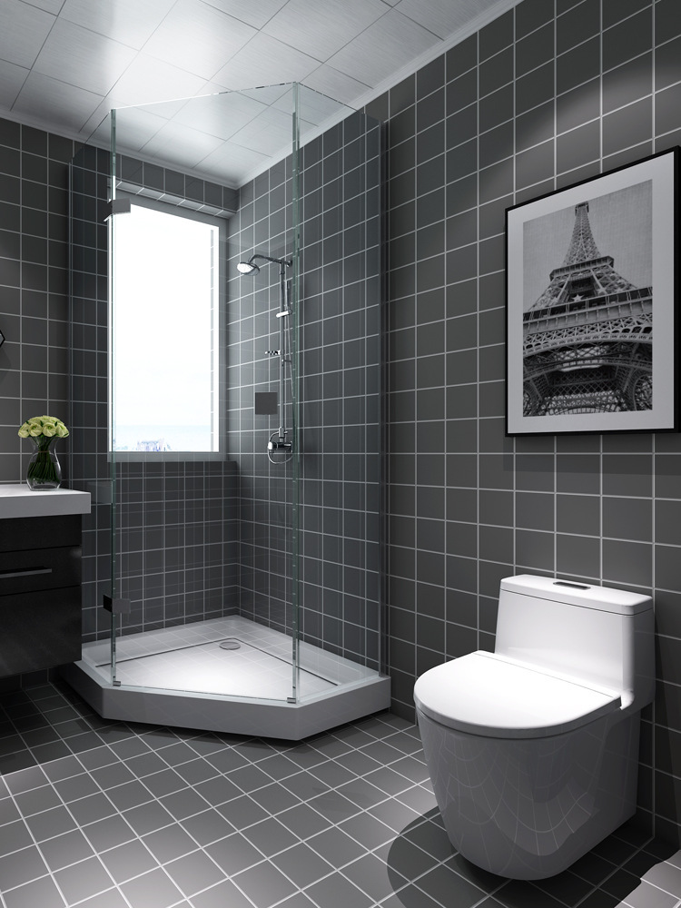 卫生间厨房防水地贴浴室阳台自粘墙贴耐磨瓷砖贴纸卧室地板贴纸