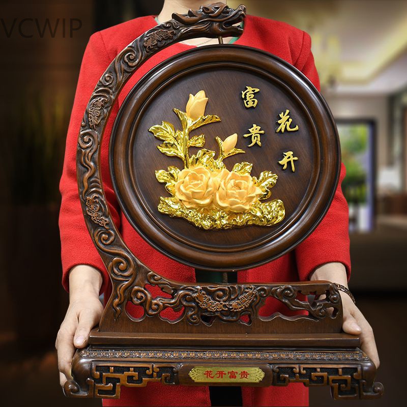 lzf客厅电视柜玄关创意吉祥摆件工艺品家居装饰品商务开业乔迁摆