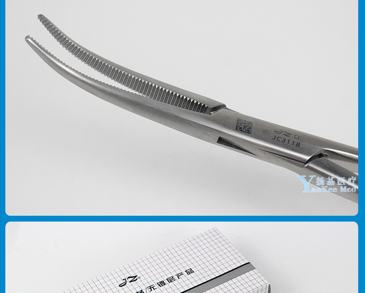 上海金钟无镀层止血钳 wd系列无镀电止血钳