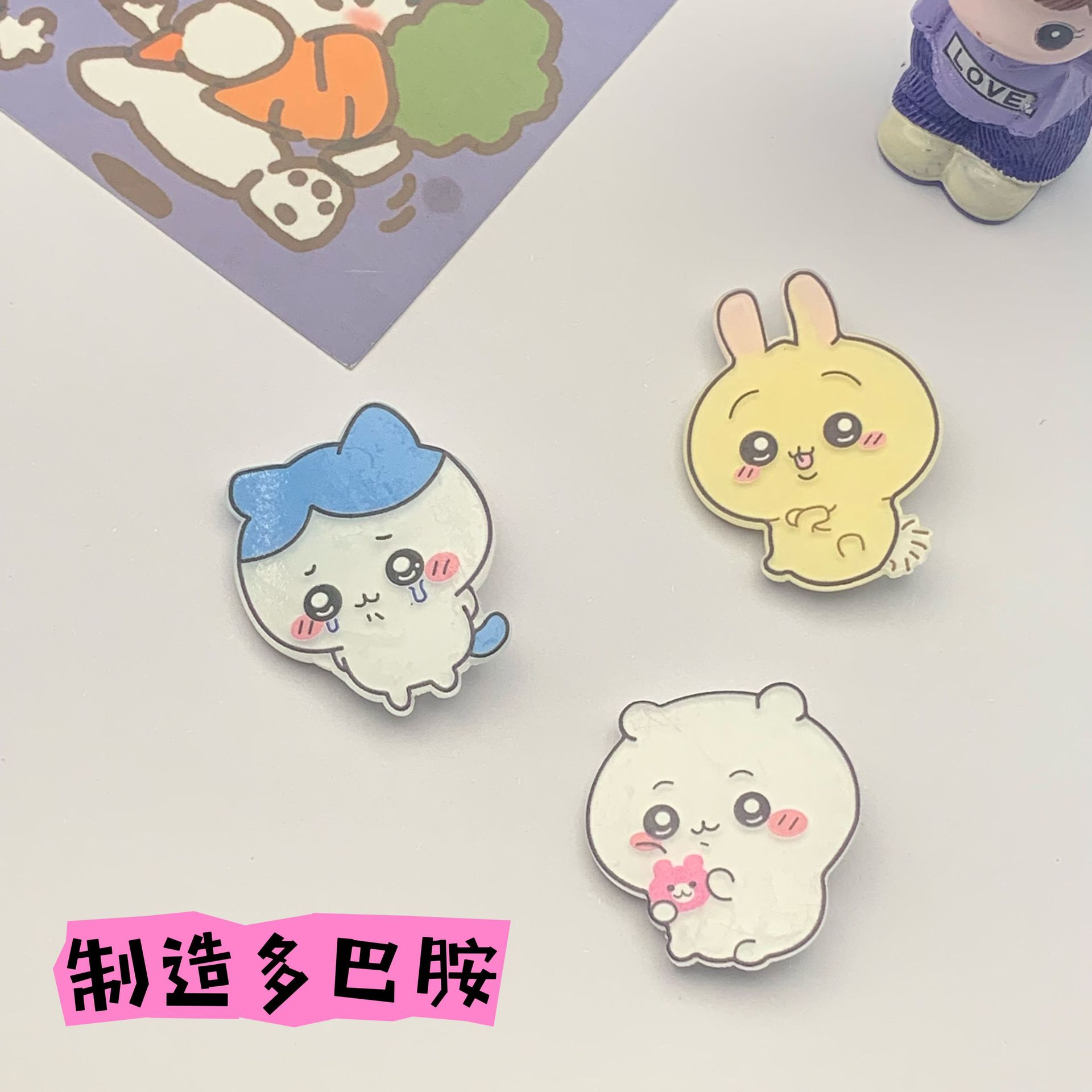 New Chiikawa Chiikawa Baby Barrettes Cartoon Cute Girl Duckbill Clip Students' Hair Accessories