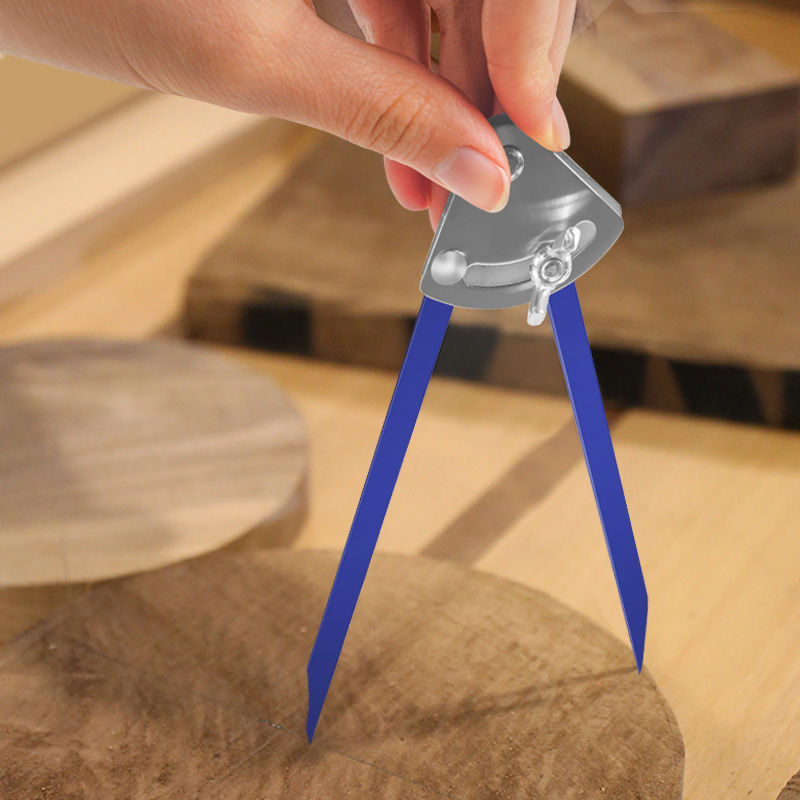 划线规钨钢合金工业用专业铁圆规多用大号木工机械钳工金属划线器