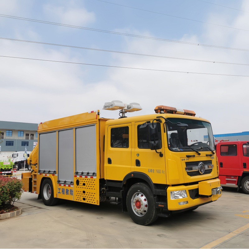 东风防汛工程救险车 救援发电照明防汛蓝牌 大型龙吸水抽水泵