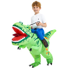 万圣节龙充气服儿童成人cos服恐龙坐骑裤子动物演出搞笑直销