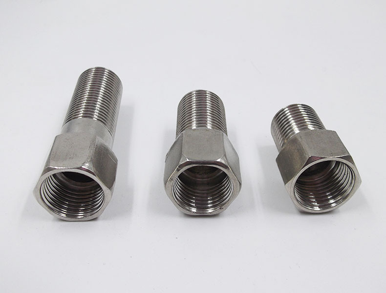 立勤304/201钢不锈钢内外丝直接4分6分/6*4内外牙直通内外对接头