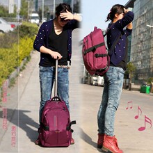 王子坊拉杆背包双肩旅行包中学生拉杆书包高中生行李包20寸登机箱