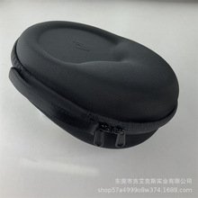 黑色索尼五代无线降噪耳机收纳盒便携耳机包装盒手提包袋圆形