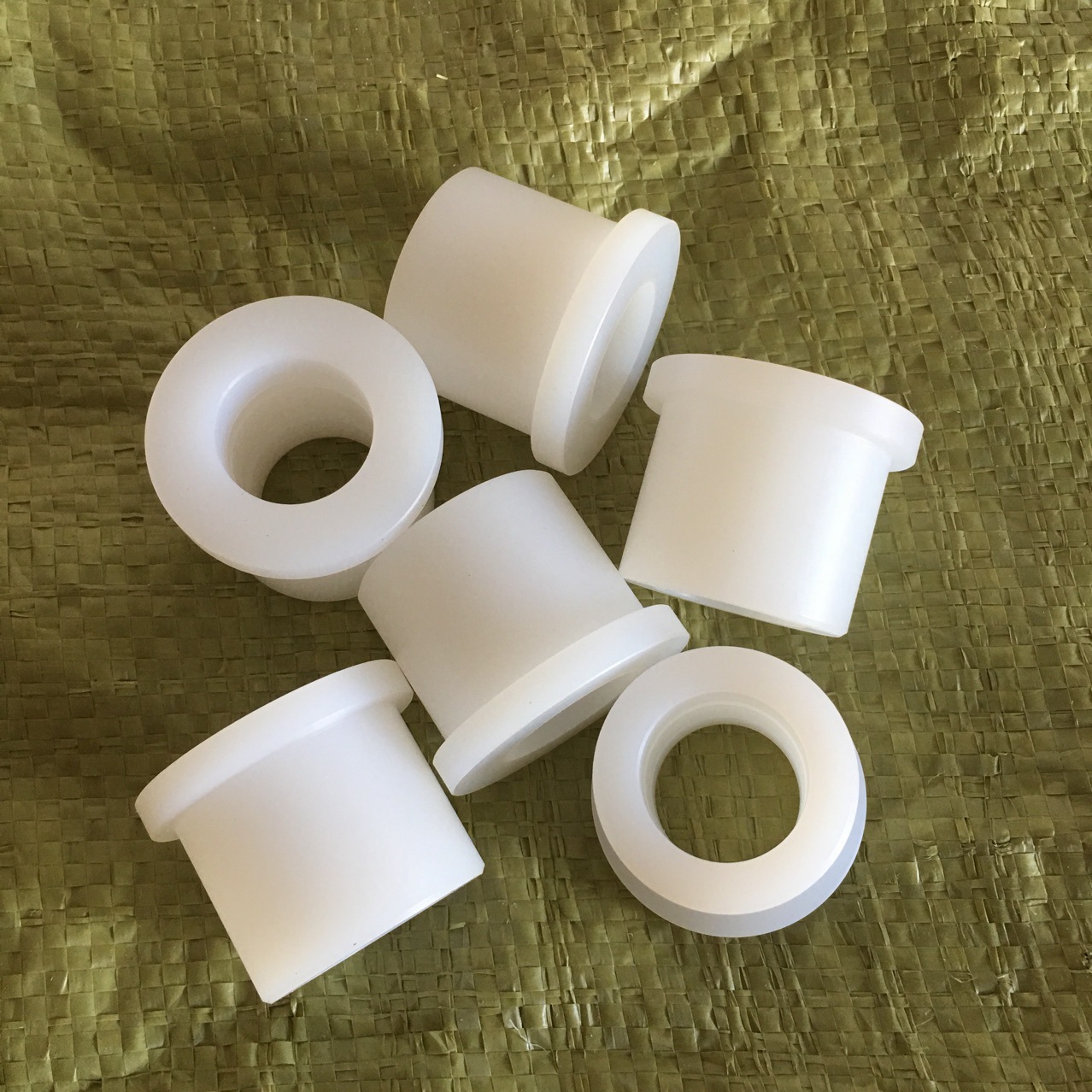 定制尼龙轴套 耐磨尼龙衬套 法兰导向套 mc浇筑尼龙套-阿里巴巴