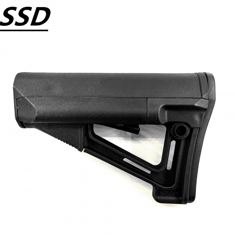 str尼龙后托 通用后托 锦明m4玩具改装配件战术尾托外贸跨境电商