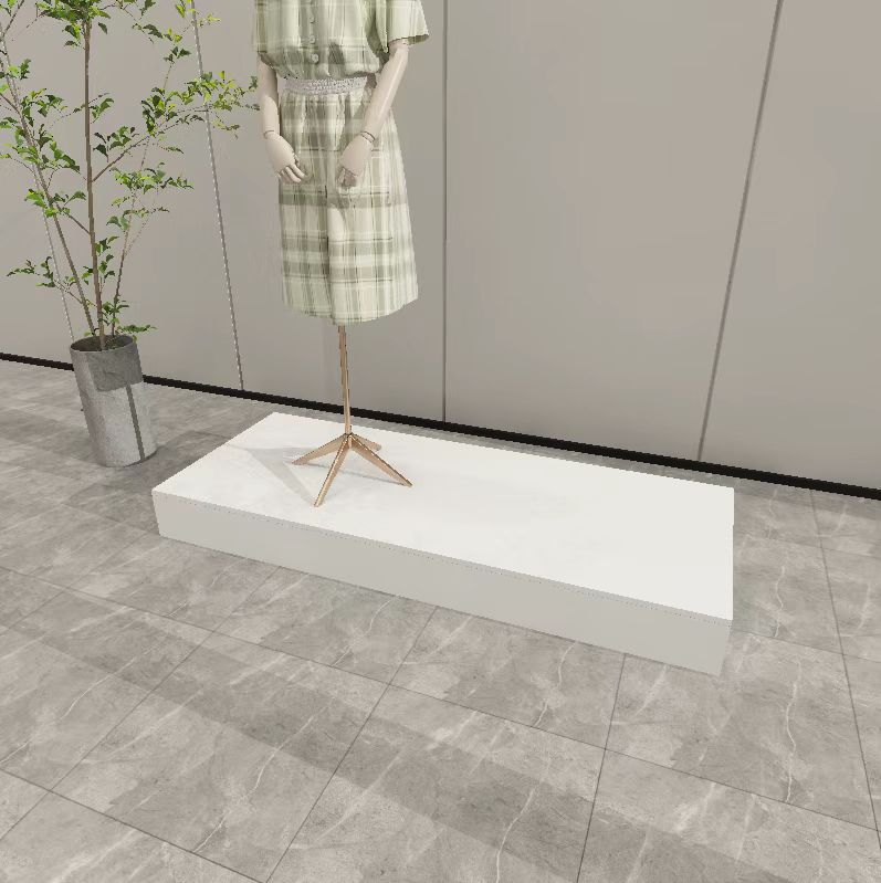 烤漆地台展示台长方形脚踩台子服装店箱包鞋店地台橱窗展示台