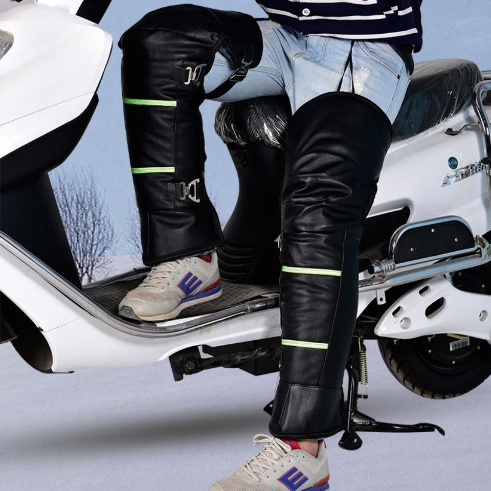 冬季骑摩托车护膝电动车保暖护膝电瓶车男女骑车护具加厚防风防寒