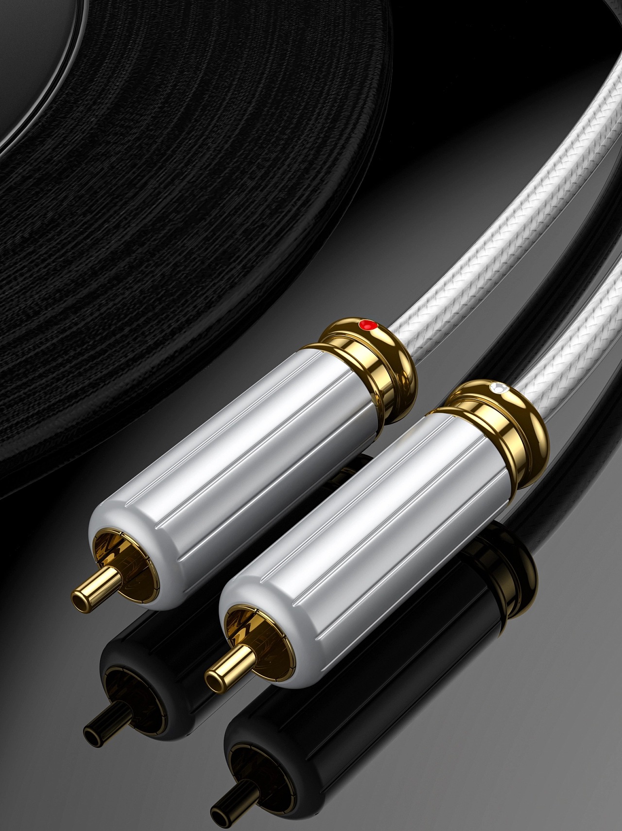 定 制单晶铜rca同轴线hifi数字音频spdif低音炮音箱coaxial连接线