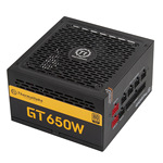 跨境 Tt额定650W台式机PC电脑主机 80PLUS金牌全电压模组游戏电源