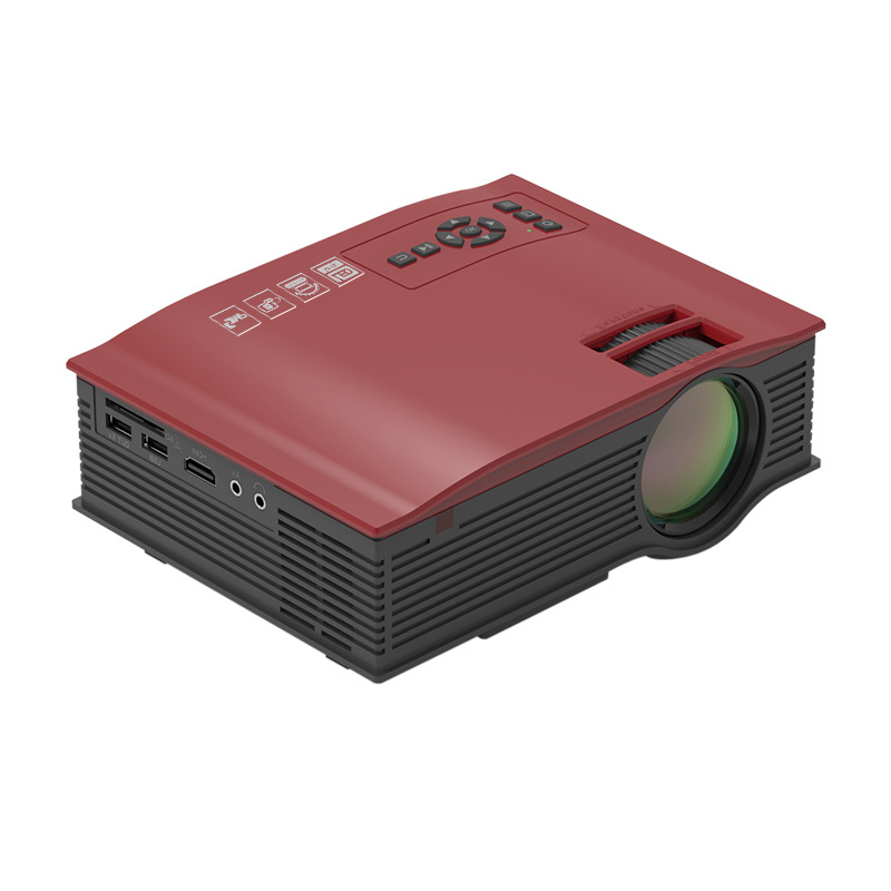 unic跨境家用投影仪 有线链接手机便携式1080p投影机 projector