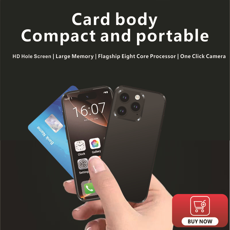 智能迷你小手机大内存原生安卓系统一键拍照多功能时尚新品手机