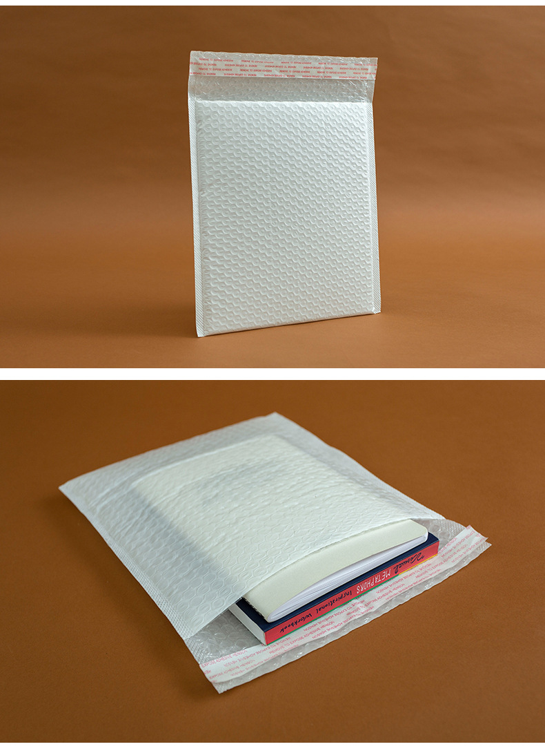 pe复合哑光共挤膜气泡袋彩色快递防震信封袋服装防水电商包装袋