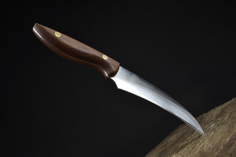 02753剔骨刀屠宰分割刀龙泉手工锻打小弯刀割肉刀具厂家批发代发