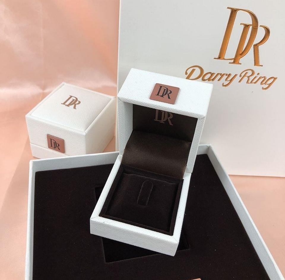 新款 求婚钻戒盒子戴瑞一生一世戒指盒对戒盒收纳包装礼盒